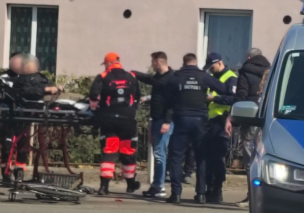 Zdarzenie drogowe z udziałem funkcjonariusza NOSG