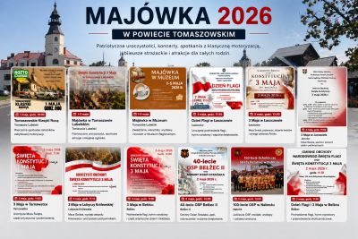 Co robić w majówkę w powiecie tomaszowskim? Oto najciekawsze wydarzenia