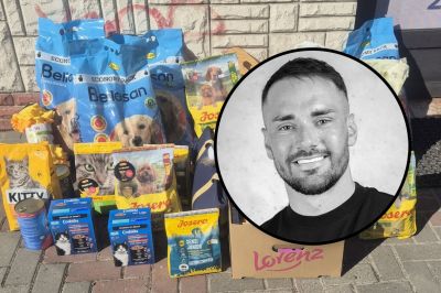 Pomagają ku pamięci Łukasza Litewki. Zebrano 200 kg karmy i przedłużono zbiórkę