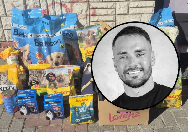 Pomagają ku pamięci Łukasza Litewki. Zebrano 200 kg karmy i przedłużono zbiórkę