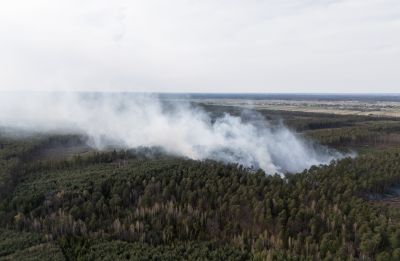 Ekstremalne zagrożenie pożarowe w powiecie tomaszowskim. Wydano alert RCB