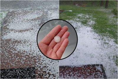 Potężna burza z gradem przeszła przez Bełżec