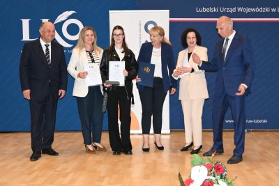 Julia Krupa z Podhorzec laureatką wojewódzkiego konkursu z geografii