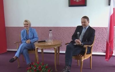 Radosław Sikorski spotkał się z mieszkańcami Tomaszowa Lubelskiego