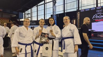 Karateczki KKTTL pokazały formę w Pruszkowie. Złoto i dwa brązy