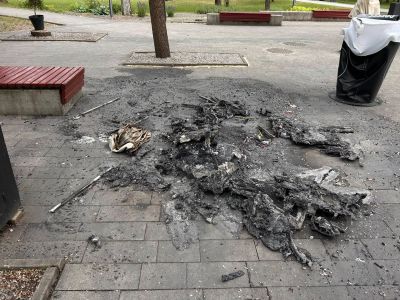 Tomaszów Lubelski: Ktoś chciał zniszczyć Zimną Zośkę? Nocne podpalenie w parku