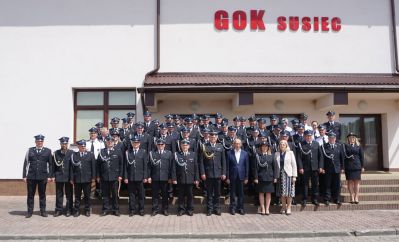 Nowe władze gminnego związku OSP w Suścu. Zmiana komendanta po 20 latach [ZDJĘCIA]