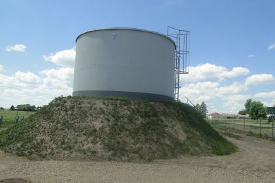 Zakończono inwestycję przy stacji wodociągowej w Kryszynie. Powstały dwa nowe zbiorniki