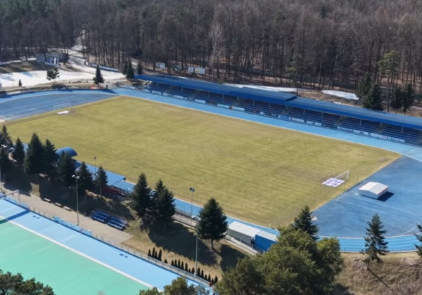fot. kadr z filmu / LZPN -  Stadion w Tomaszowie Lubelskim