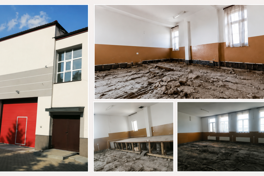 Świetlica w Ulhówku przed modernizacją / fot. fb Wójt Gminy Ulhówek- Mariusz Skorniewski