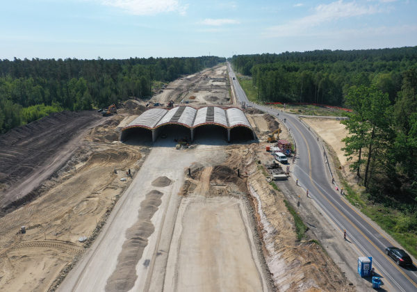 Budowa odcinka S17 Tomaszów Lubelski – Hrebenne. fot. GDDKiA / gov.pl