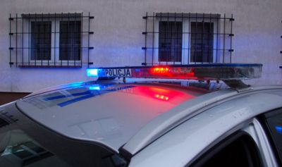 Wpadł, bo nie zatrzymał się przed znakiem STOP. Miał blisko 1,5 promila
