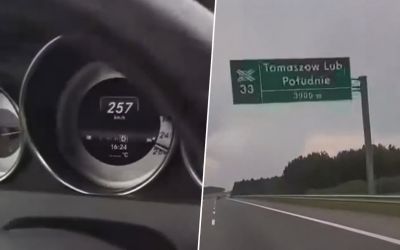 257 km/h na obwodnicy Tomaszowa. Nagranie trafiło do sieci