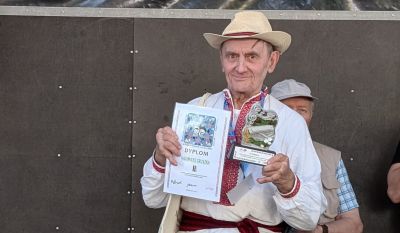 Kazimierz Gruszka zajął II miejsce na EthnoFestiwalu w Czeremsze