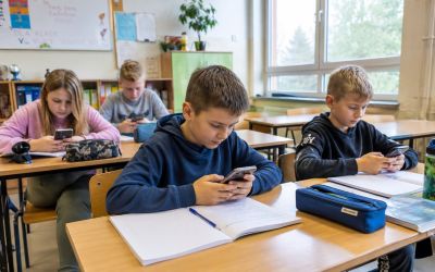 Koniec z telefonami na lekcjach i przerwach. Prezydent podpisał ustawę