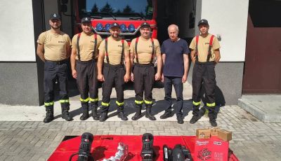 Nowoczesny sprzęt za 150 tys. zł trafił do OSP Ulhówek