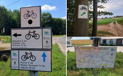 Blisko 33 km szlaków rowerowych. Odnowiono oznakowanie w gminie Krynice