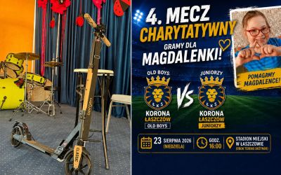 Mecz dla Magdalenki i loteria z hulajnogą. Kolejne atrakcje dożynek w Łaszczowie