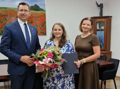 Katarzyna Kowalczuk, nauczycielka szkoły w Telatynie z awansem zawodowym