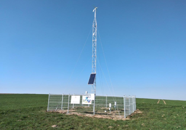 Stacja meteorologiczna na terenie gminy Repki. Zdjęcie ilustracyjne. fot. samorzad.gov.pl / Gmina Repki