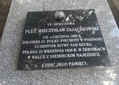 W Żernikach odsłonią nowy nagrobek żołnierza poległego w 1939 roku