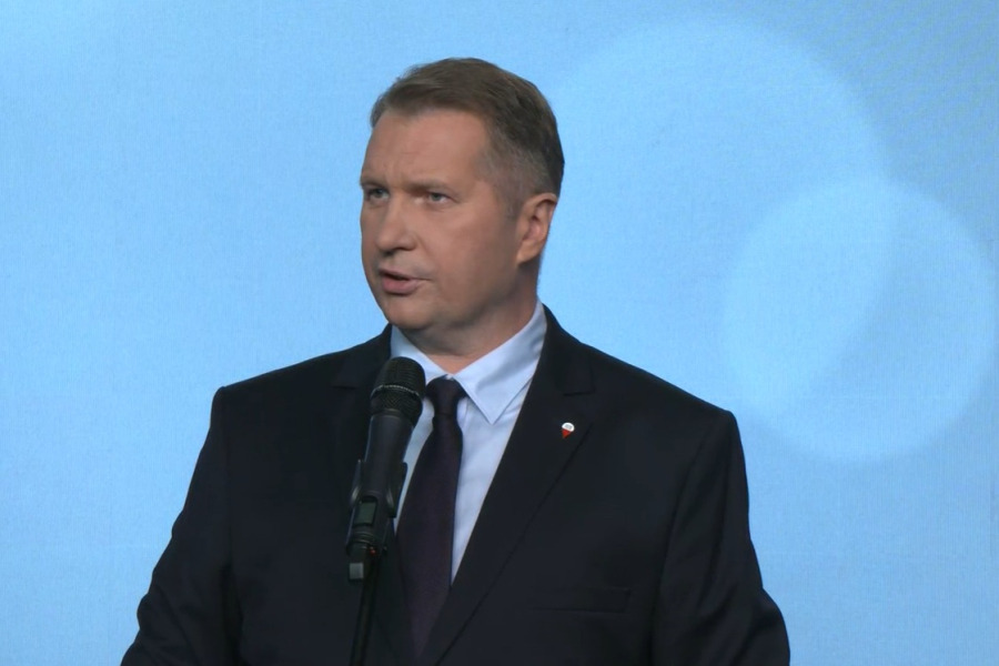 Fot. kadr z nagrania konferencji prasowej PiS / Facebook
