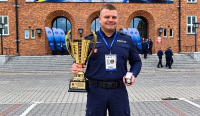 Policjant z Lubelszczyzny najlepszy w Polsce! Wygrał ogólnopolski konkurs