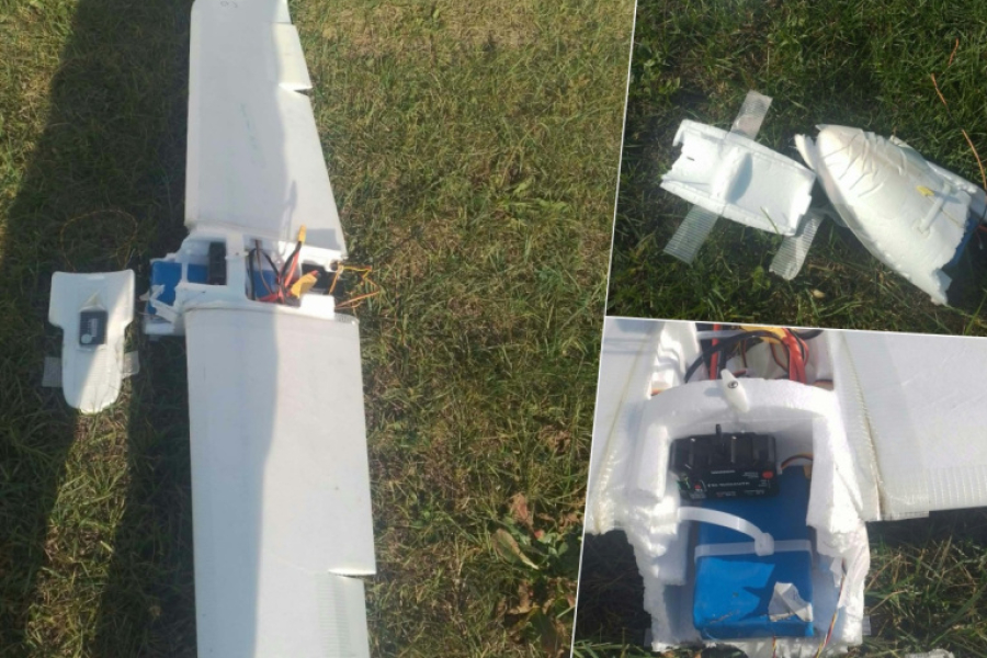 Rozbity dron w Lubaczowie. Mieszkańcy ewakuowani, trwa akcja służb