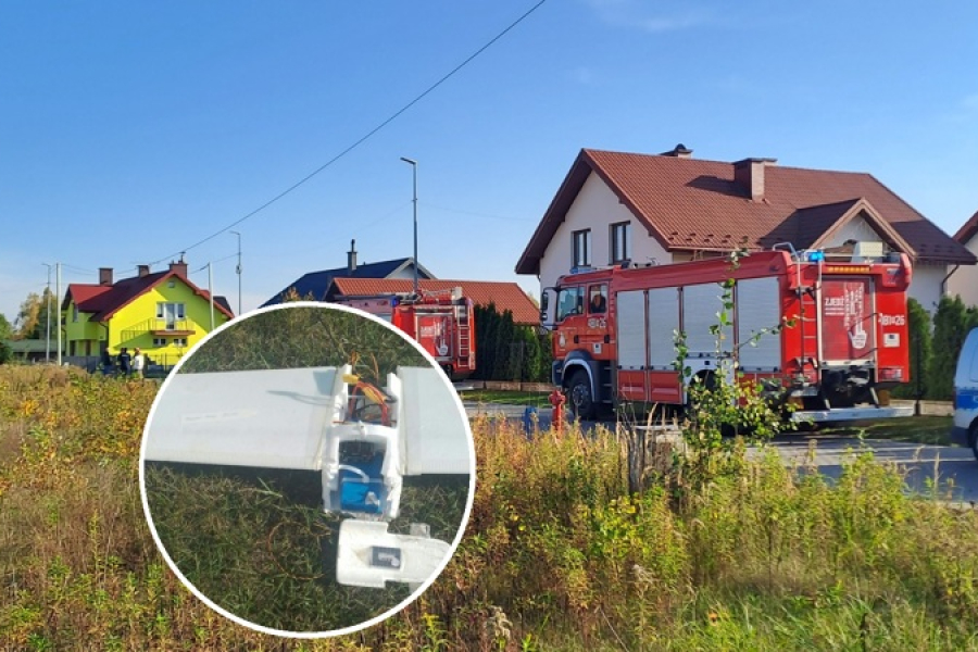 Nowe ustalenia w sprawie drona znalezionego w Lubaczowie. Miał przymocowany pakunek