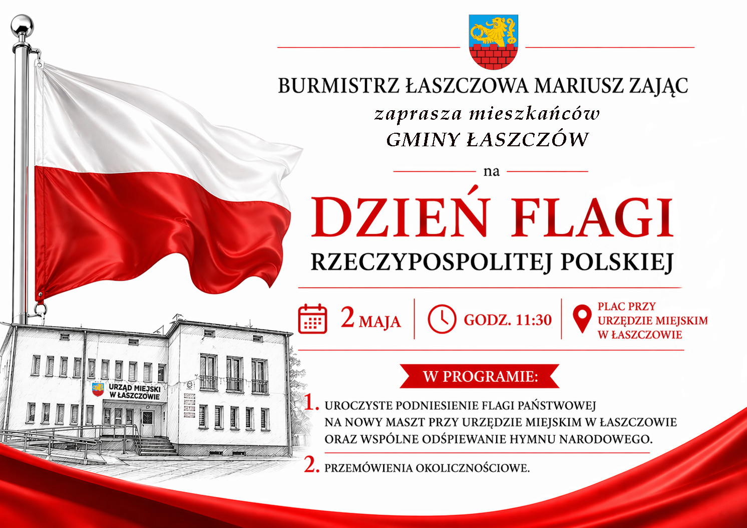 Dzień Flagi w Łaszczowie