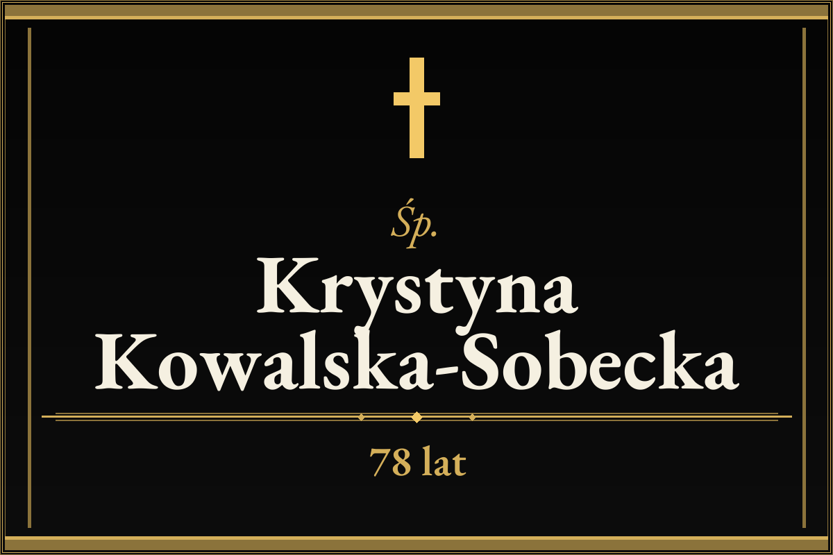 Krystyna Kowalska-Sobecka