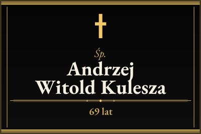 Zmarł Andrzej Witold Kulesza [69 lat]