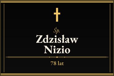 Zmarł Zdzisław Nizio [78 lat]
