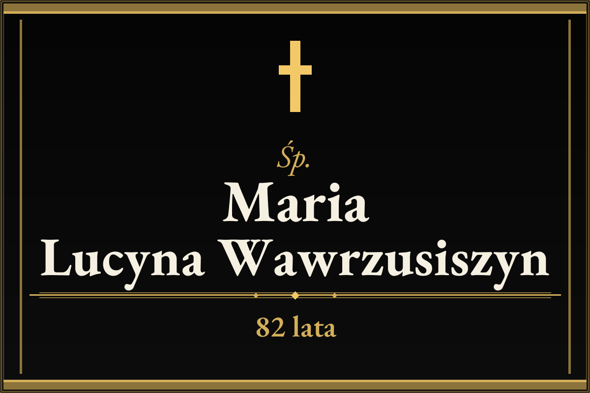 Maria Lucyna Wawrzusiszyn