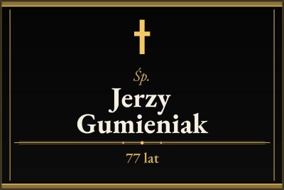Zmarł Jerzy Gumieniak [77 lat]