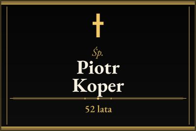 Zmarł Piotr Koper [52 lata]