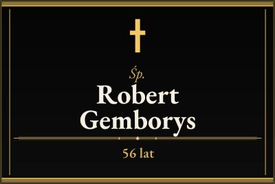 Zmarł Robert Gemborys [56 lat]