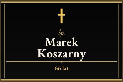 Zmarł Marek Koszarny [66 lat]