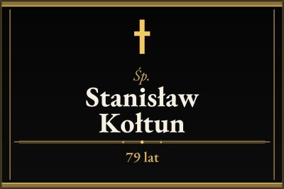 Zmarł Stanisław Kołtun [79 lat]