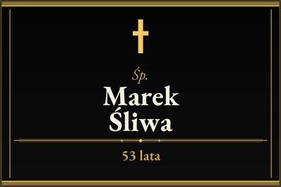 Zmarł Marek Śliwa [53 lata]