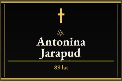 Zmarła Antonina Jarapud [89 lat]