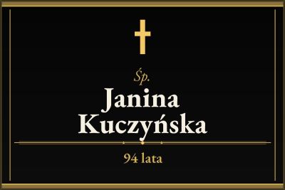 Zmarła Janina Kuczyńska [94 lata]