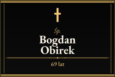 Zmarł Bogdan Obirek [69 lat]