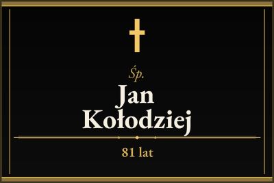 Zmarł Jan Kołodziej [81 lat]