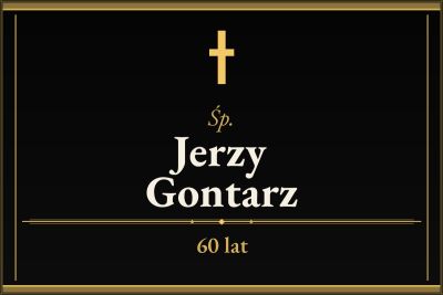 Zmarł Jerzy Gontarz [60 lat]