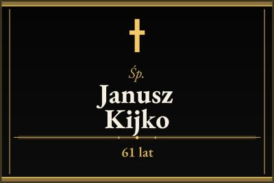 Zmarł Janusz Kijko [61 lat]