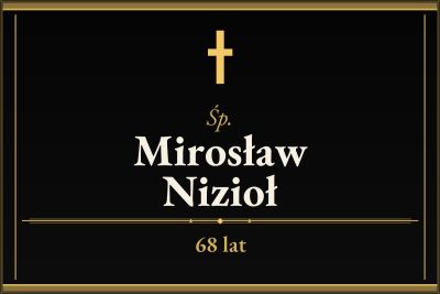 Zmarł Mirosław Nizioł [68 lat]