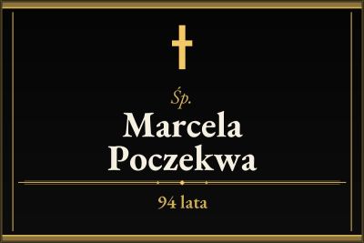 Zmarła Marcela Poczekwa [94 lata]