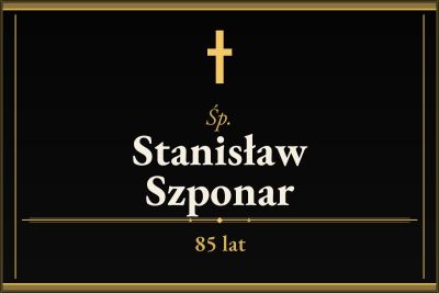 Zmarł Stanisław Szponar [85 lat]
