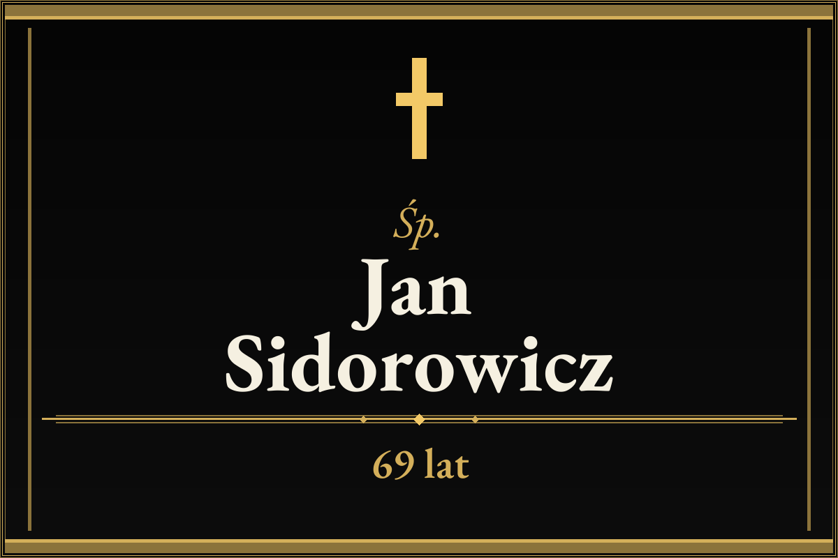 Jan Sidorowicz
